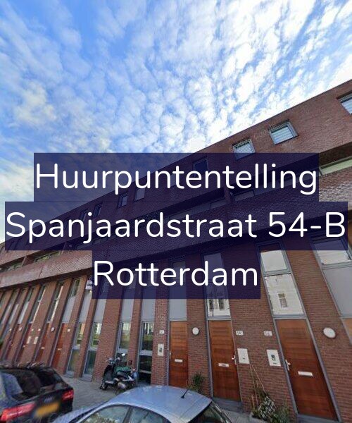 Foto gevel Huurpuntentelling voor Spanjaardstraat 54-B, Rotterdam