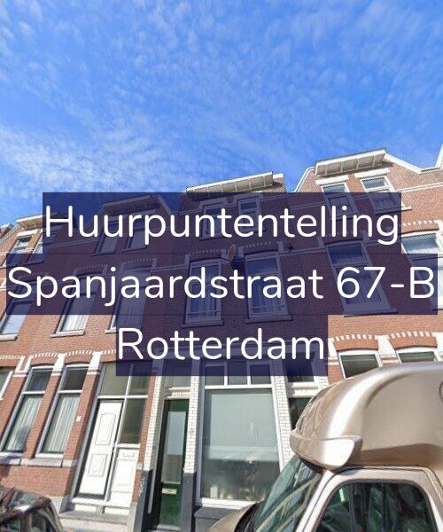 Foto gevel Huurpuntentelling voor Spanjaardstraat 67-B, Rotterdam