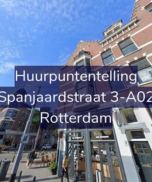 Foto gevel Huurpuntentelling voor Spanjaardstraat 3-A02, Rotterdam