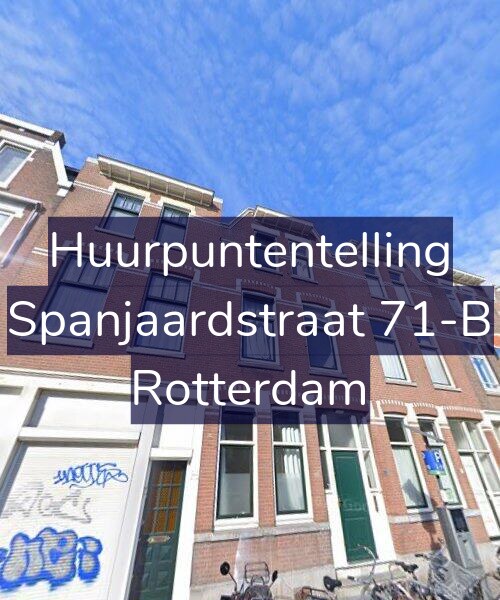 Foto gevel Huurpuntentelling voor Spanjaardstraat 71-B, Rotterdam