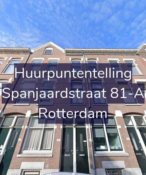 Foto gevel Huurpuntentelling voor Spanjaardstraat 81-A, Rotterdam