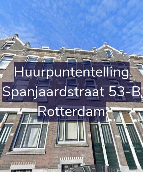 Foto gevel Huurpuntentelling voor Spanjaardstraat 53-B, Rotterdam