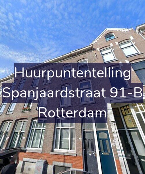 Foto gevel Huurpuntentelling voor Spanjaardstraat 91-B, Rotterdam