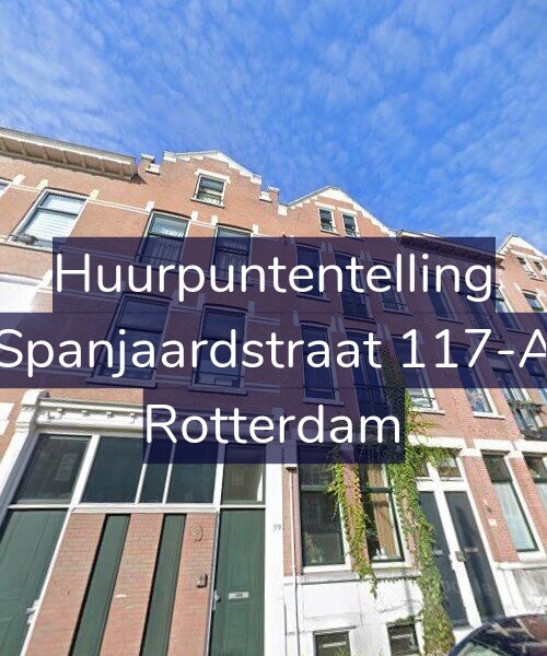 Foto gevel Huurpuntentelling voor Spanjaardstraat 117-A, Rotterdam