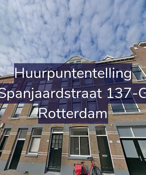 Foto gevel Huurpuntentelling voor Spanjaardstraat 137-G, Rotterdam