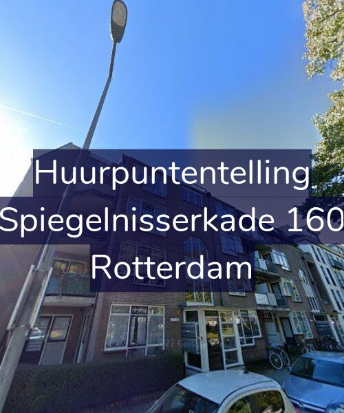 Foto gevel Huurpuntentelling voor Spiegelnisserkade 160, Rotterdam
