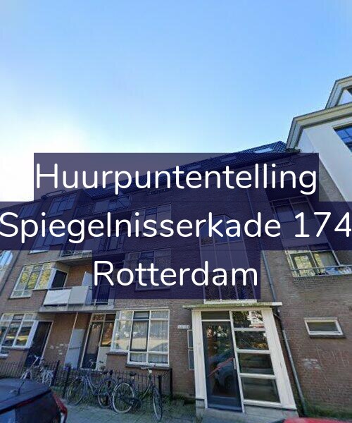 Foto gevel Huurpuntentelling voor Spiegelnisserkade 174, Rotterdam