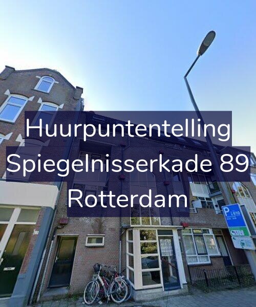 Foto gevel Huurpuntentelling voor Spiegelnisserkade 89, Rotterdam