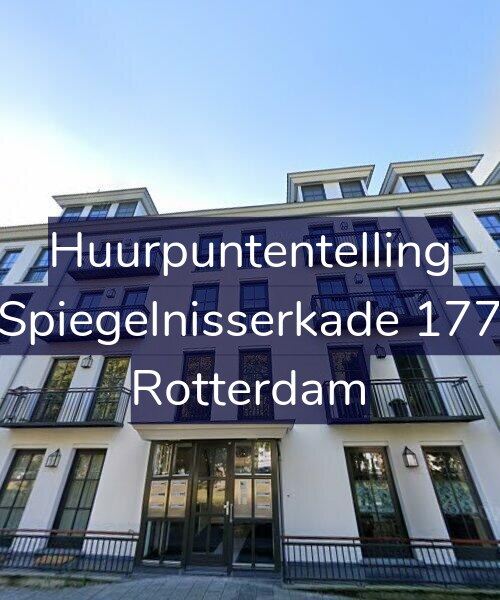 Foto gevel Huurpuntentelling voor Spiegelnisserkade 177, Rotterdam
