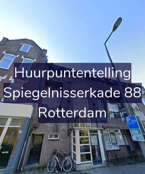 Foto gevel Huurpuntentelling voor Spiegelnisserkade 88, Rotterdam
