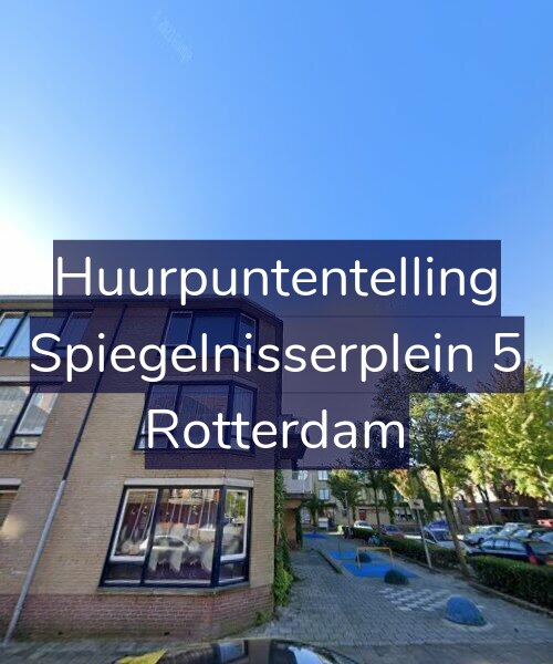 Foto gevel Huurpuntentelling voor Spiegelnisserplein 5, Rotterdam