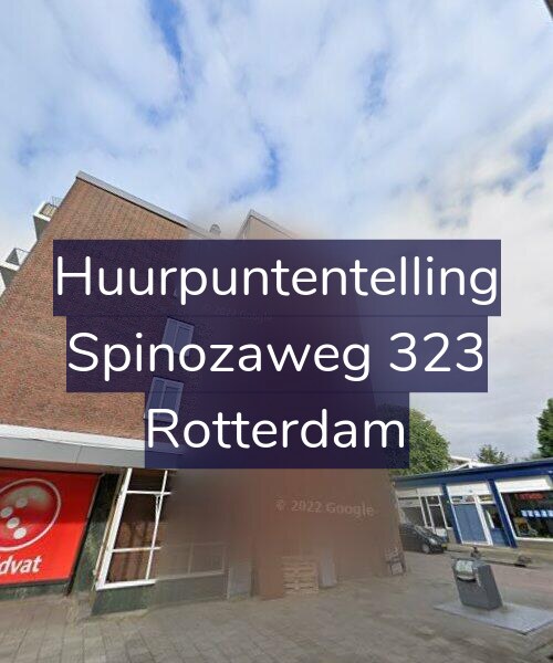Foto gevel Huurpuntentelling voor Spinozaweg 323, Rotterdam