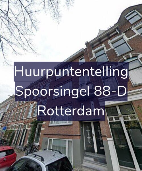 Foto gevel Huurpuntentelling voor Spoorsingel 88-D, Rotterdam
