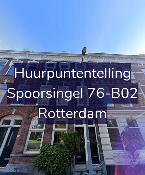 Foto gevel Huurpuntentelling voor Spoorsingel 76-B02, Rotterdam