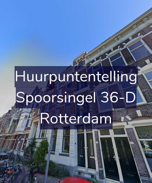 Foto gevel Huurpuntentelling voor Spoorsingel 36-D, Rotterdam