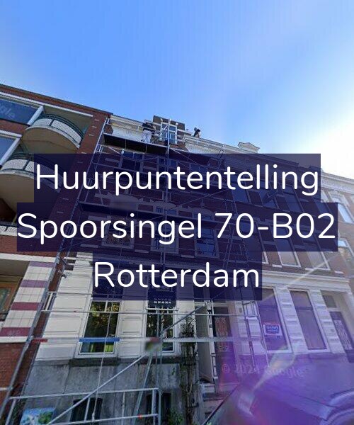 Foto gevel Huurpuntentelling voor Spoorsingel 70-B02, Rotterdam