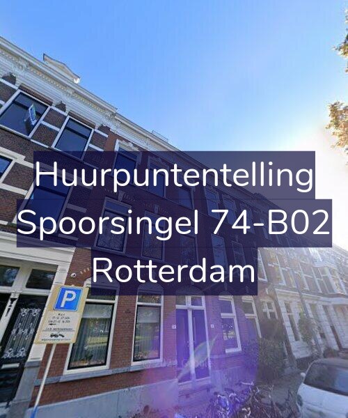 Foto gevel Huurpuntentelling voor Spoorsingel 74-B02, Rotterdam
