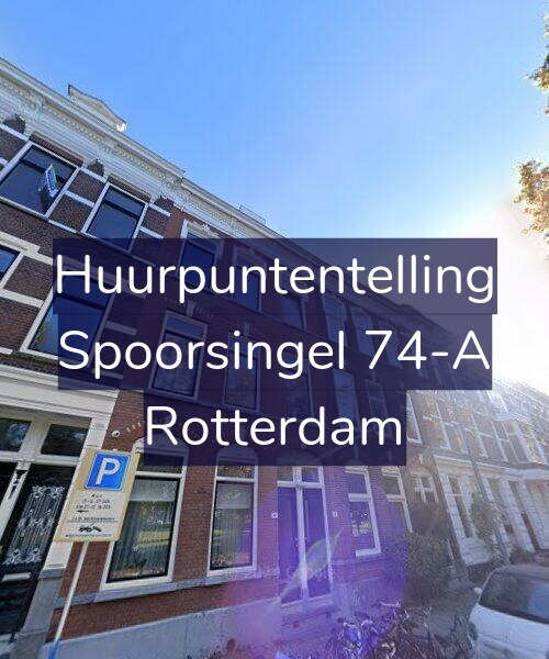 Foto gevel Huurpuntentelling voor Spoorsingel 74-A, Rotterdam