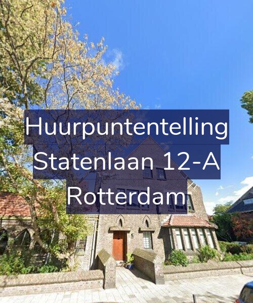 Foto gevel Huurpuntentelling voor Statenlaan 12-A, Rotterdam