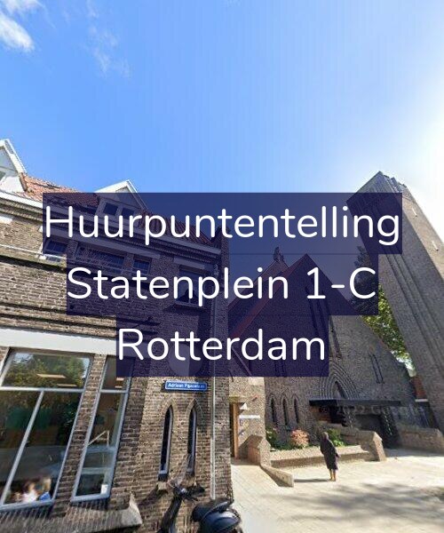 Foto gevel Huurpuntentelling voor Statenplein 1-C, Rotterdam