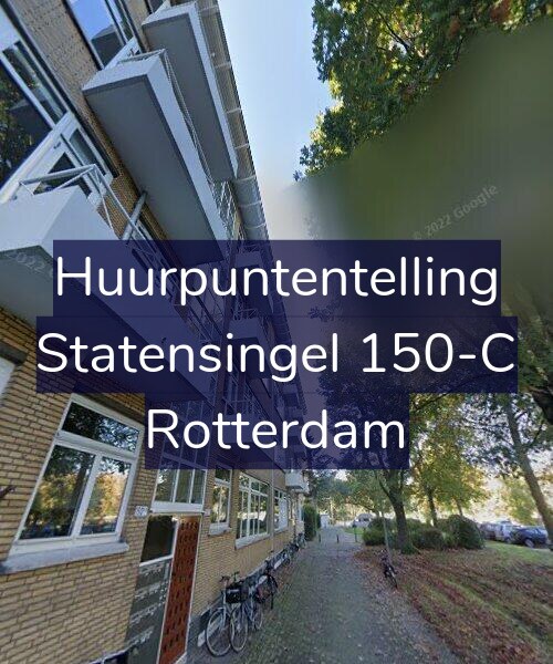 Foto gevel Huurpuntentelling voor Statensingel 150-C, Rotterdam