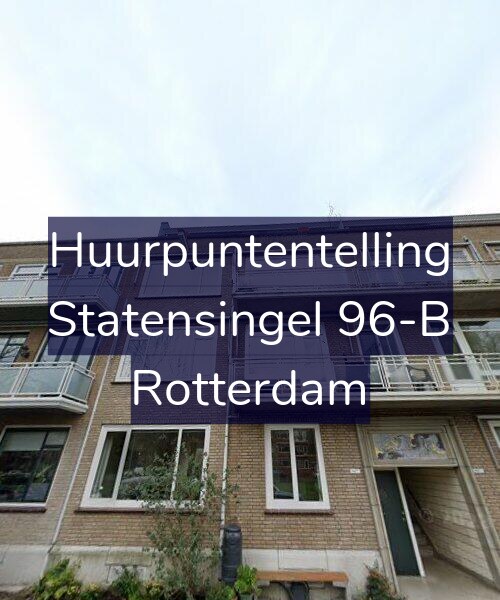 Foto gevel Huurpuntentelling voor Statensingel 96-B, Rotterdam