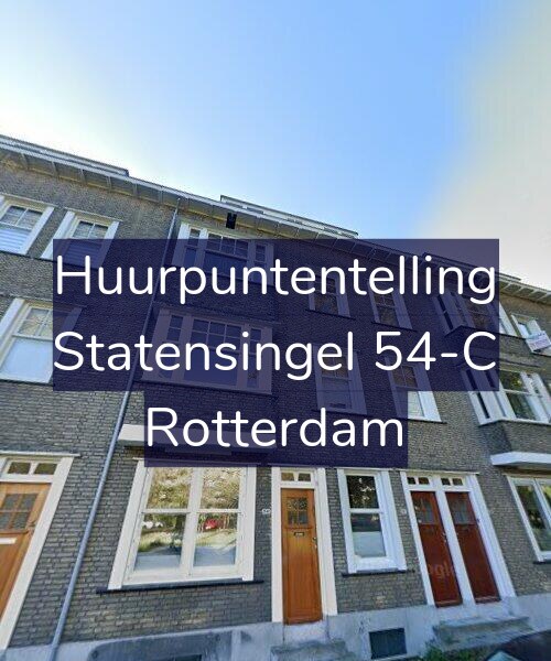 Foto gevel Huurpuntentelling voor Statensingel 54-C, Rotterdam