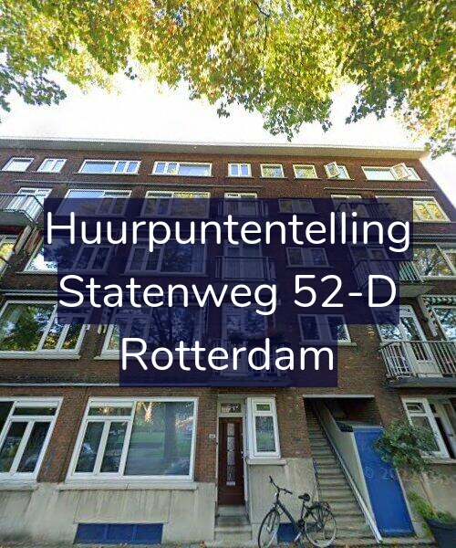 Foto gevel Huurpuntentelling voor Statenweg 52-D, Rotterdam