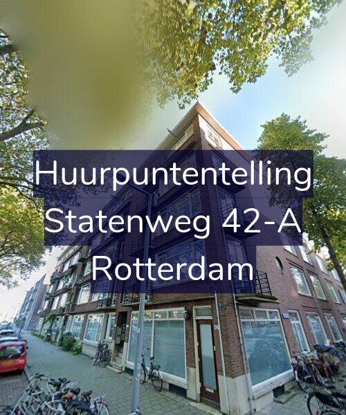 Foto gevel Huurpuntentelling voor Statenweg 42-A, Rotterdam