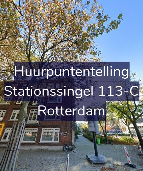 Foto gevel Huurpuntentelling voor Stationssingel 113-C, Rotterdam