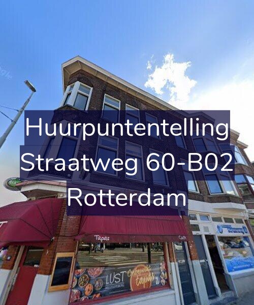 Foto gevel Huurpuntentelling voor Straatweg 60-B02, Rotterdam
