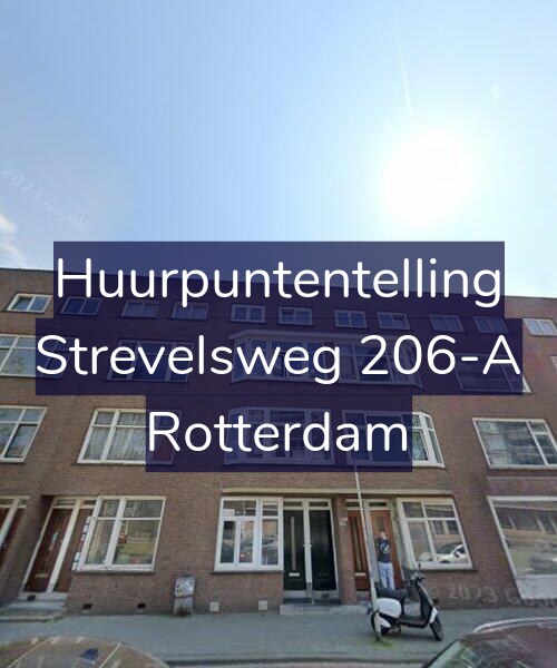 Foto gevel Huurpuntentelling voor Strevelsweg 206-A, Rotterdam