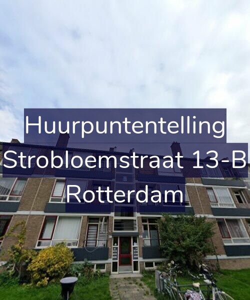 Foto gevel Huurpuntentelling voor Strobloemstraat 13-B, Rotterdam