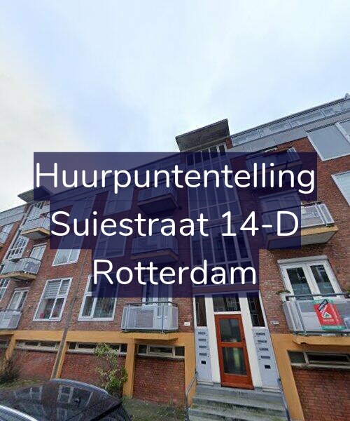 Foto gevel Huurpuntentelling voor Suiestraat 14-D, Rotterdam