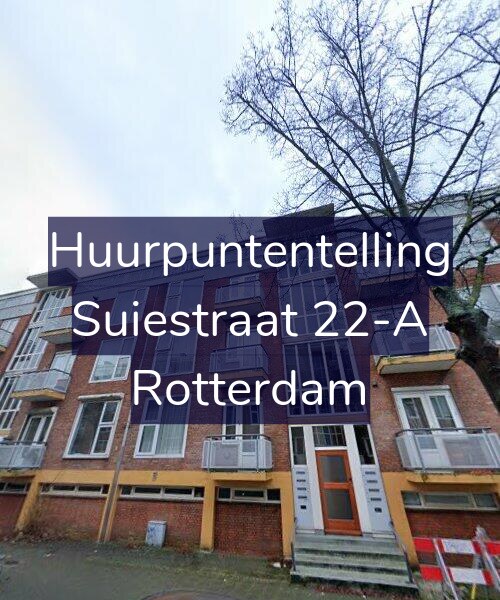 Foto gevel Huurpuntentelling voor Suiestraat 22-A, Rotterdam