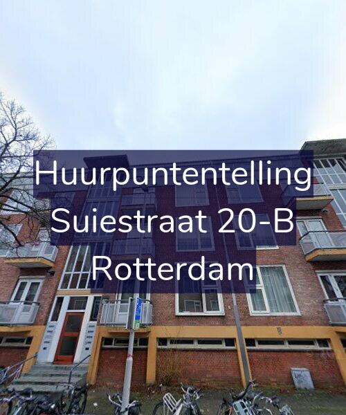 Foto gevel Huurpuntentelling voor Suiestraat 20-B, Rotterdam