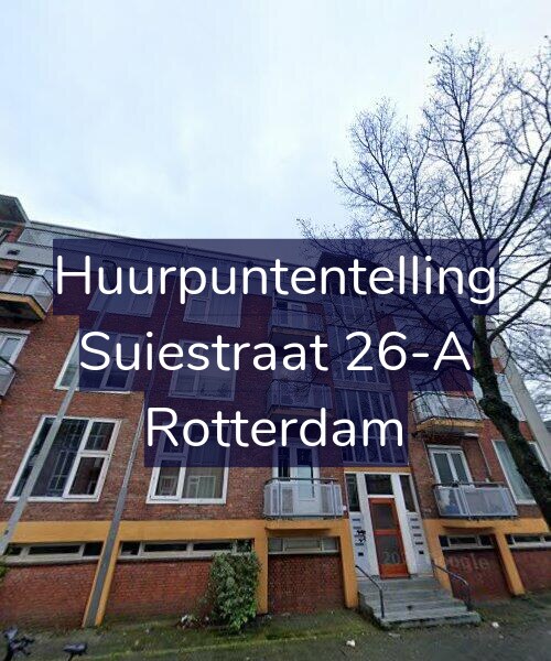 Foto gevel Huurpuntentelling voor Suiestraat 26-A, Rotterdam