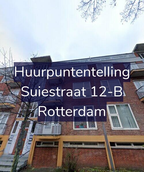Foto gevel Huurpuntentelling voor Suiestraat 12-B, Rotterdam
