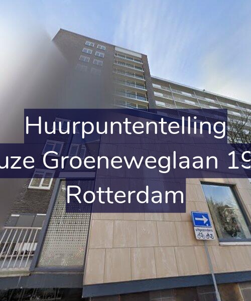 Foto gevel Huurpuntentelling voor Suze Groeneweglaan 191, Rotterdam
