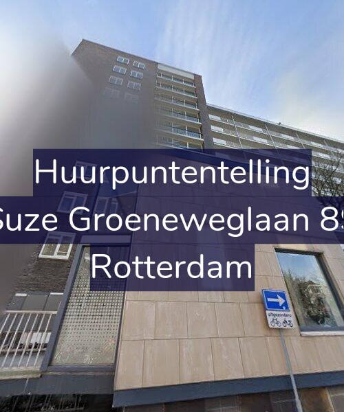 Foto gevel Huurpuntentelling voor Suze Groeneweglaan 89, Rotterdam