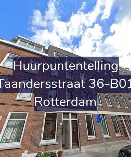 Foto gevel Huurpuntentelling voor Taandersstraat 36-B01, Rotterdam