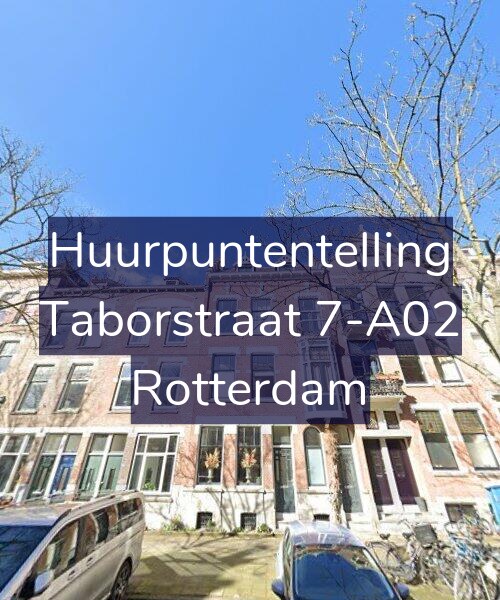 Foto gevel Huurpuntentelling voor Taborstraat 7-A02, Rotterdam
