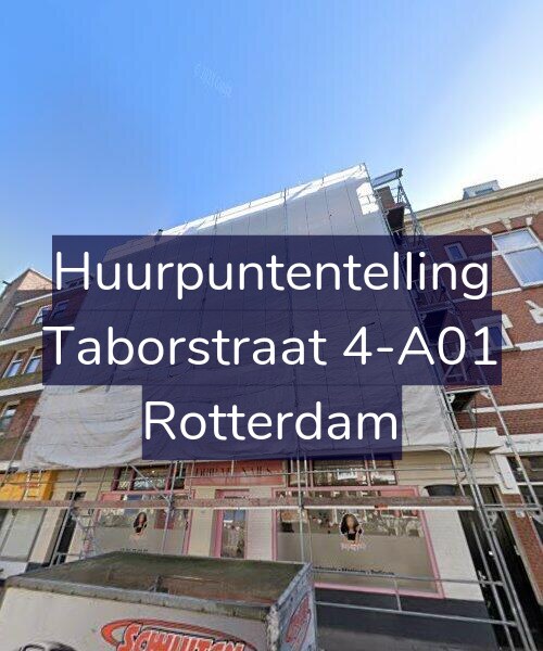 Foto gevel Huurpuntentelling voor Taborstraat 4-A01, Rotterdam