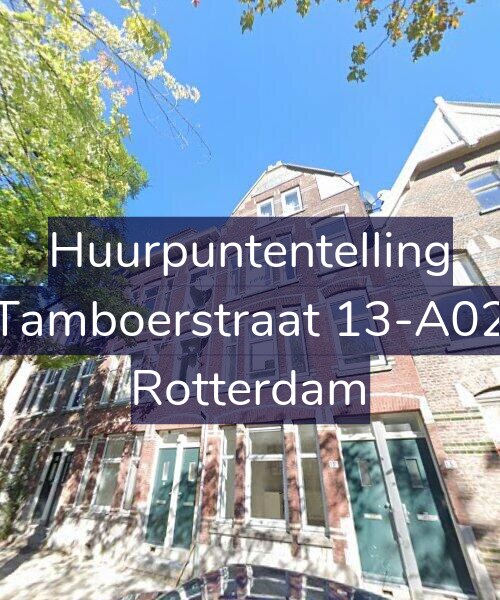 Foto gevel Huurpuntentelling voor Tamboerstraat 13-A02, Rotterdam