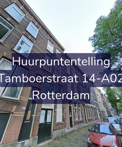 Foto gevel Huurpuntentelling voor Tamboerstraat 14-A02, Rotterdam