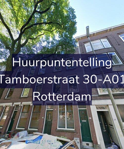 Foto gevel Huurpuntentelling voor Tamboerstraat 30-A01, Rotterdam