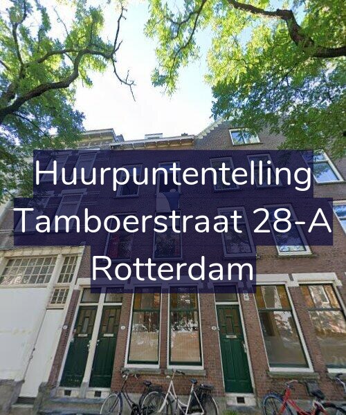 Foto gevel Huurpuntentelling voor Tamboerstraat 28-A, Rotterdam