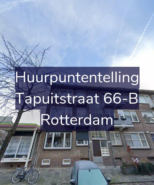 Foto gevel Huurpuntentelling voor Tapuitstraat 66-B, Rotterdam
