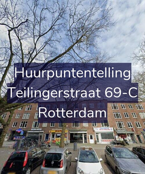 Foto gevel Huurpuntentelling voor Teilingerstraat 69-C, Rotterdam