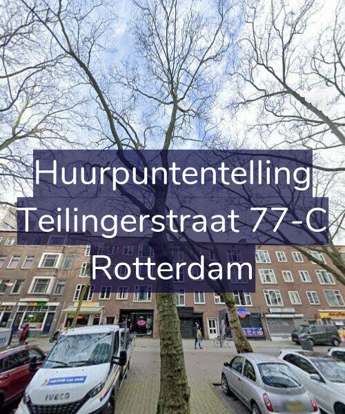 Foto gevel Huurpuntentelling voor Teilingerstraat 77-C, Rotterdam